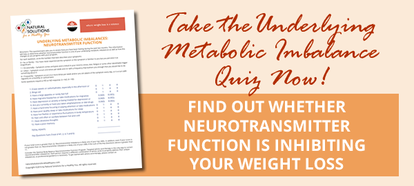 Is Neurotransmitter Function your Metabolic Imbalance?